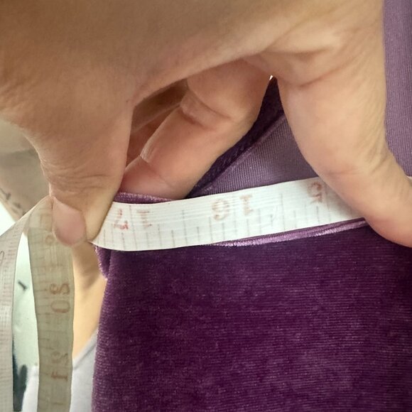 Chaser Stretch Velvet V-Back Hi-Lo Midi Dress Slip Dress Tank Dress Size Medium - Picture 8 of 9